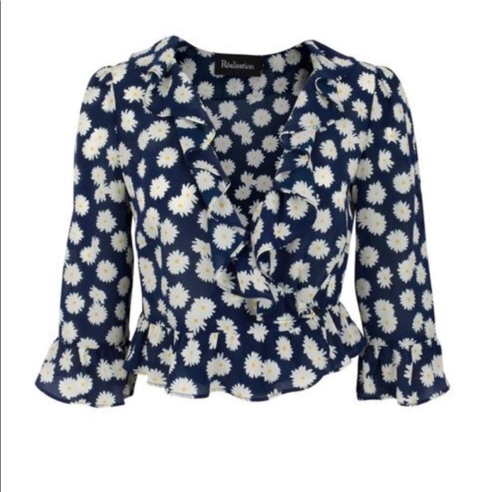 😲REALISATION Cher Top Blue Daisy (retired color!) - Picture 2 of 8